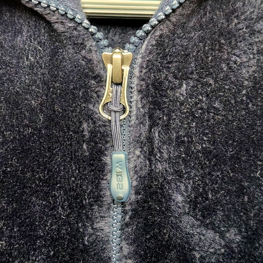 32 Degree Heat Women's Plush Faux Fur Full Zip Jacket, Navy Super Soft Sz Med - Picture 15 of 16